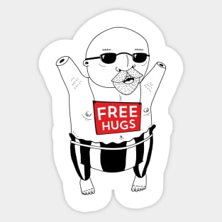 Free hugs Sticker